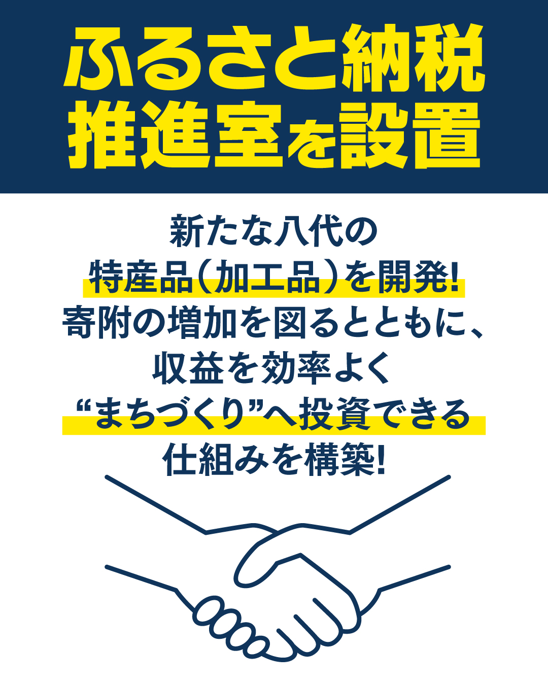 まちづくりへと投資できる仕組みを構築